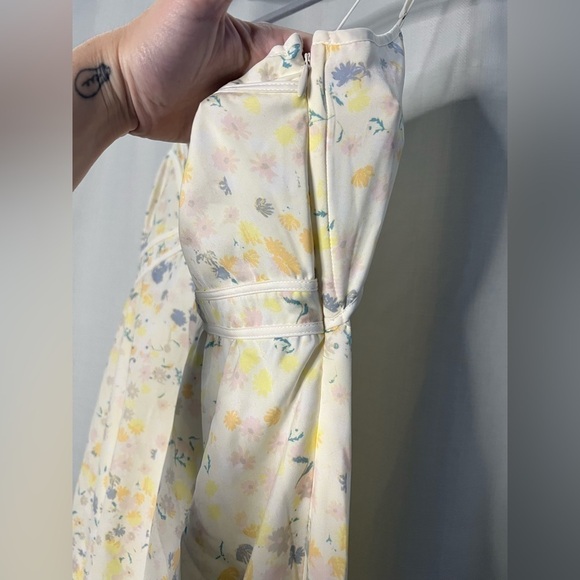 I Heart Ronson Yellow Floral Dress 14 - Picture 7 of 10